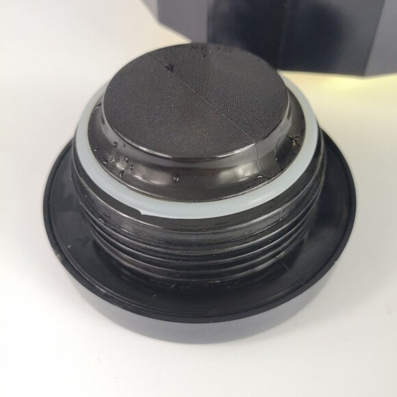 Vintage Insulated Coffee  Carafe Thermal Glass Flask Metallic Blue & Gold Retro - Picture 12 of 16